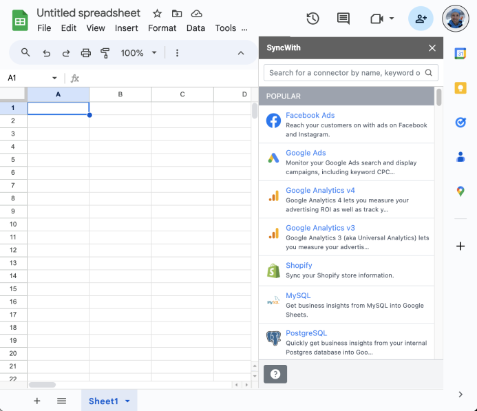 Excel UI with Connectors