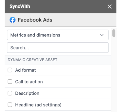 Facebook Ads UI